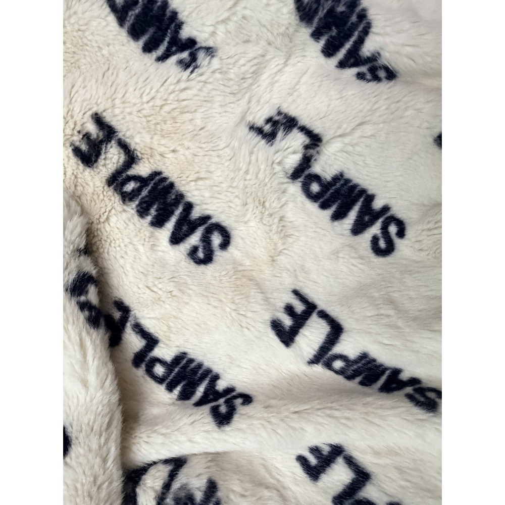 RARE Prototype SMFK Sample Fur Jacket All Over Print Zip Streetwear Collectable - Picture 15 of 16